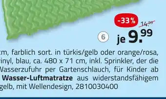 ROLLER Wasser-luftmatratze Angebot