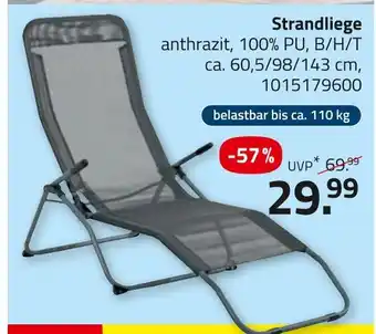 ROLLER Strandliege Angebot