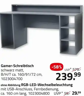 ROLLER Gamer-schreibtisch Angebot