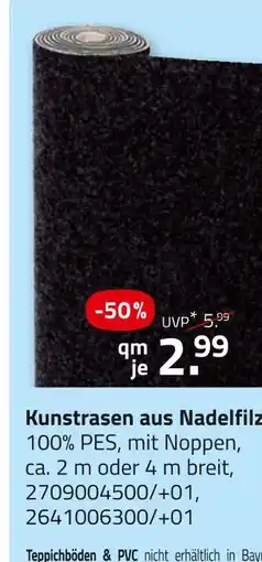 ROLLER Kunstrasen aus nadelfilz Angebot