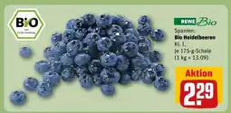 REWE Rewe bio bio heidelbeeren Angebot