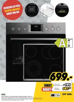 MEDIMAX AEG Herd H5EPV1 (OU5AE20SM+HE604070XB+TR1LFV) Angebot
