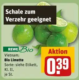 REWE Rewe bio bio limette Angebot