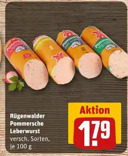 REWE Rügenwalder pommersche leberwurst Angebot