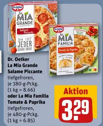 REWE Dr. oetker la mia grande salame piccante Angebot
