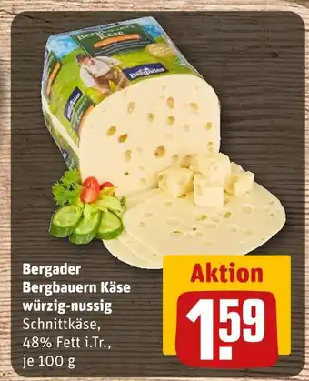 REWE Bergader bergbauern käse würzig-nussig Angebot