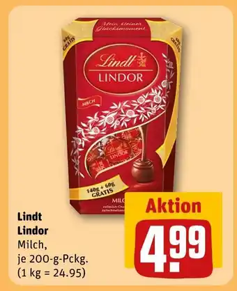 REWE Lindt lindor Angebot