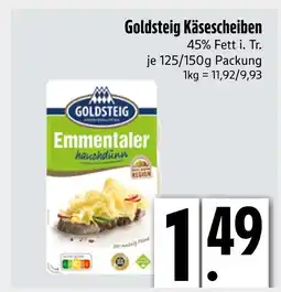 Edeka Goldsteig käsescheiben emmentaler hauchdünn Angebot