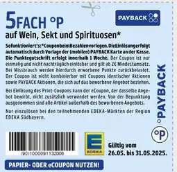 Edeka Payback 5fach °p Angebot