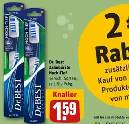 REWE Dr. best zahnbürste hoch-tief Angebot