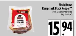 Edeka Block house rumpsteak black pepper Angebot