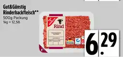 Edeka Gut&günstig rinderhackfleisch Angebot
