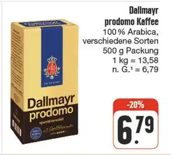 nah & gut Dallmayr prodomo kaffee Angebot