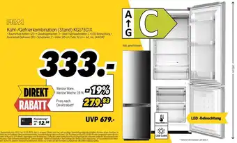 MEDIMAX PKM Kühl-/Gefrierkombination (Stand) KG173CIX Angebot