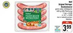 nah & gut Wolf original thüringer rostbratwurst Angebot