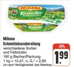 nah & gut Milkana schmelzkäsezubereitung Angebot