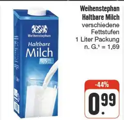 nah & gut Weihenstephan haltbare milch Angebot