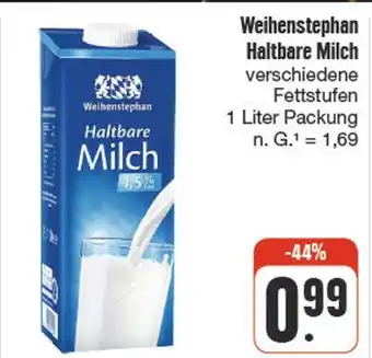 nah & gut Weihenstephan haltbare milch Angebot