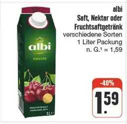 nah & gut Albi saft, nektar oder fruchtsaftgetränk Angebot