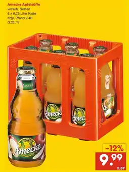 Netto Marken-Discount Amecke apfelsäfte Angebot