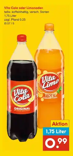 Netto Marken-Discount Vita cola cola oder limonaden Angebot
