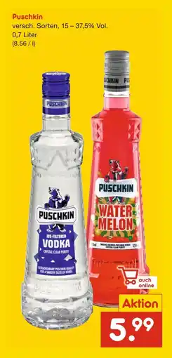Netto Marken-Discount Puschkin puschkin vodka Angebot