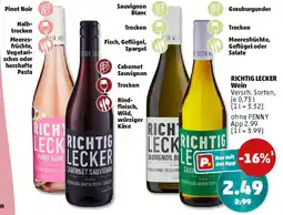 PENNY RICHTIG LECKER Wein Angebot