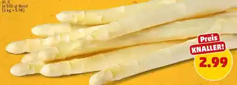 PENNY Deutscher weißer Spargel Angebot