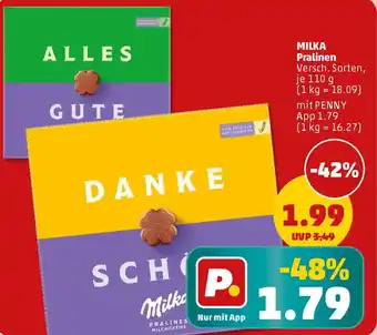 PENNY MILKA Pralinen Angebot