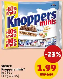 PENNY STORCK Knoppers minis Angebot