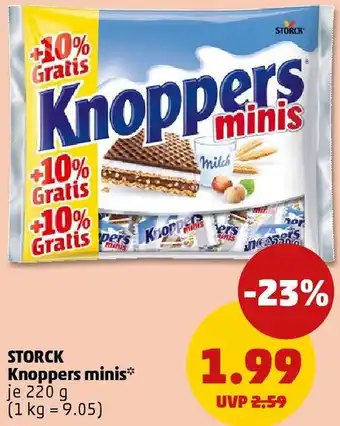 PENNY STORCK Knoppers minis Angebot
