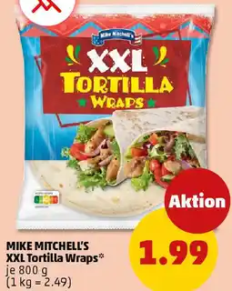 PENNY MIKE MITCHELL'S XXL Tortilla Wraps Angebot