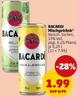 PENNY BACARDI Mischgetränk Angebot