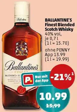 PENNY BALLANTINE'S Finest Blended Scotch Whisky Angebot