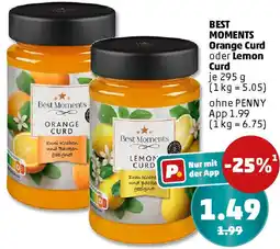 PENNY BEST MOMENTS Orange Curd oder Lemon Curd Angebot