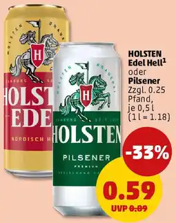 PENNY HOLSTEN Edel Hell oder Pilsener Angebot