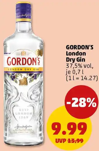 PENNY GORDON'S London Dry Gin Angebot