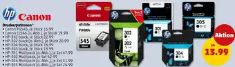 PENNY hp/Canon Druckerpatronen Angebot