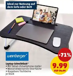 PENNY Weinberger Laptop-Schreibtisch Angebot