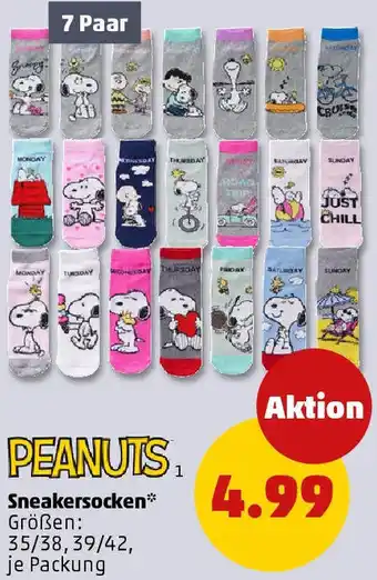 PENNY PEANUTS Sneakersocken Angebot