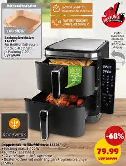 PENNY KOCHWERK Doppelstock-Heißluftfritteuse 15305 Angebot