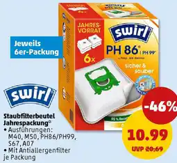 PENNY Swirl Staubfilterbeutel Jahrespackung Angebot