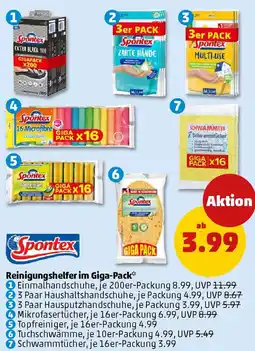 PENNY Spontex Reinigungshelfer im Giga-Pack Angebot