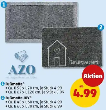 PENNY AZO Fußmatte Angebot
