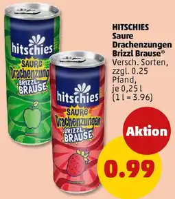 PENNY HITSCHIES Saure Drachenzungen Brizzl Brause Angebot