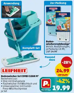 PENNY LEIFHEIT Bodenwischer-Set COMBI CLEAN M Angebot