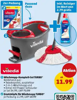 PENNY Vileda Wischmopp-Komplett-Set TURBO Angebot
