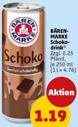 PENNY BÄRENMARKE Schokodrink Angebot