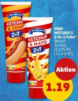 PENNY MIKE MITCHELL'S 2-in-1 Tube Angebot