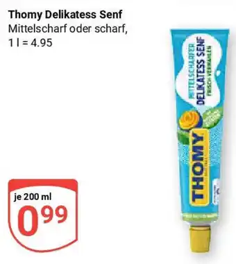 Globus Thomy Delikatess Senf Angebot